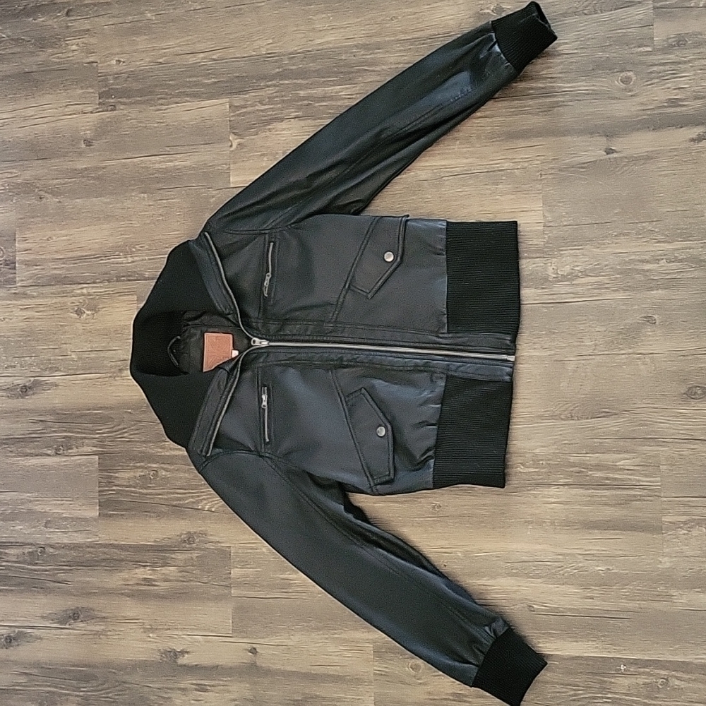 Faux Leather Jacket